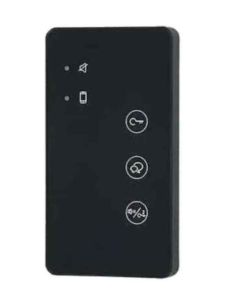 FC42/P/B Ψηφιακό θυροτηλέφωνο ανοιχτής ακρόασης σε μαύρο χρώμα.