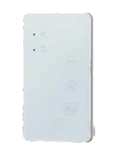 FC42/P Ψηφιακό θυροτηλέφωνο ανοιχτής ακρόασης σε λευκό χρώμα.